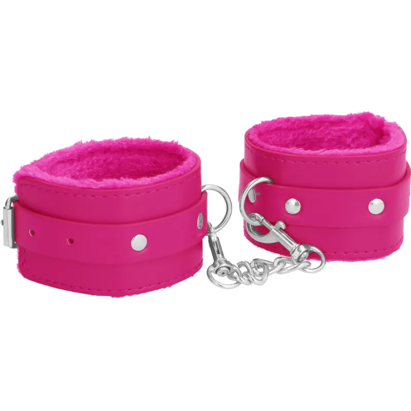Ouch! Menottes de poignet Plush Rose